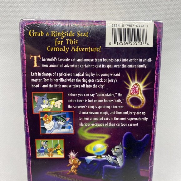 Tom and Jerry The Magic Ring (VHS, 2002, Slip Sleeve) Warner Bros. - Picture 6 of 11